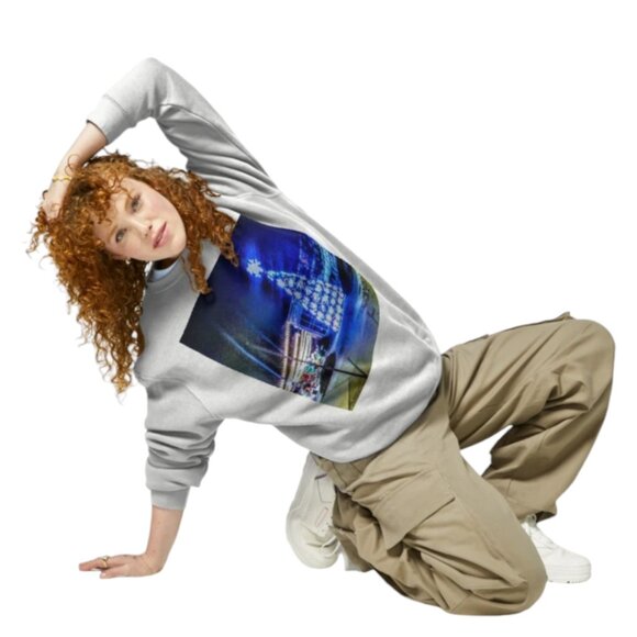(Back in Stock) Holiday dream Pullover Sweatshirt in white by Tucker’s Emporium - Picture 6 of 6